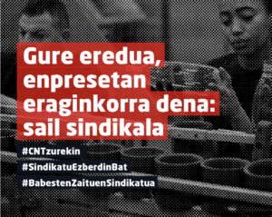 Gure eredua, enpresetan eraginkorra dena: sail sindikala